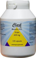 Clark Betaine Hcl 650 Capsules