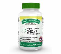 Hp Omega 3 Premium 1000 Mg (400 Epa / 200 Dha) (60 Softgels)   Health Thru Nutrition