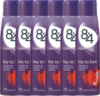 8x4 Deodorant Deospray Key To Love Voordeelverpakking 6x150ml
