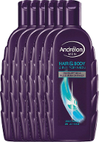 Andrelon Shampoo 2 In 1 Voordeelverpakking 6x300ml