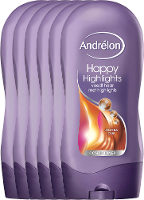 Andrelon Conditioner Happy Highlights Voordeelverpakking 6x300ml