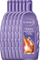 Andrelon Shampoo Happy Highlights Voordeelverpakking 6x300ml