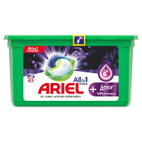 Ariel All In 1 Pods Unstoppables + Lenor   31 Wasbeurten
