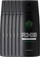 Axe Africa Deodorant Bodyspray  Voordeelverpakking 6x150ml