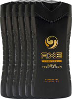Axe Gold Temptation Douchegel Voordeelverpakking 6x250ml
