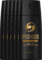 Axe Gold Temptation Deodorant Spray Voordeelverpakking 6x150ml