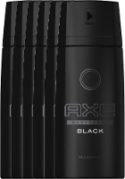 Axe Black Deodorant Deospray Voordeelverpakking 6x150ml
