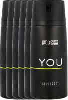 Axe You Deodorant Bodyspray Voordeelverpakking 6x150ml