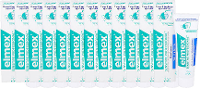 Elmex Tandpasta Sensitive Professional Whitening Voordeelverpakking 12x75ml