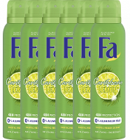 Fa Deodorant Deospray Caribbean Lemon Voordeelverpakking 6x150ml