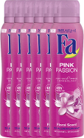 Fa Fa Deospray Pink Passion Voordeelverpakking 6x150ml
