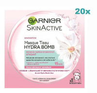 Garnier Skinactive Hydra Bomb Tissue Masker Kamille Voordeelverpakking 20stuks