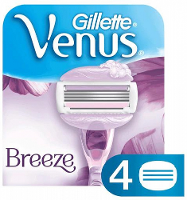 Gillette Venus Comfortglide Breeze Scheermesjes   4 Stuks