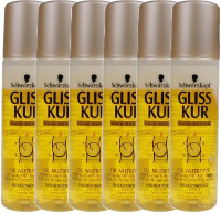 Gliss Kur Anti Klit Spray Oil Nutritive Voordeelverpakking 6x200ml