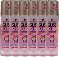 Gliss Kur Anti Klit Spray Liquid Silk Gloss Voordeelverpakking 6x200ml