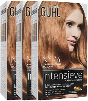 Guhl Haarverf Intensieve Creme Kleuring 74 Koperroodblond Voordeelverpakking 3xper St