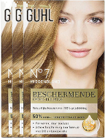 Guhl Protecture Haarverf Beschermende Creme Kleuring 7 Middenblond Voordeelverpakking 3xper St