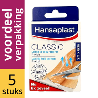 Hansaplast Classic 2m X 6cm Voordeelverpakking