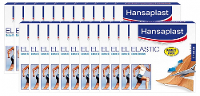 Hansaplast Pleisters Elastisch 6cm Family Pack Voordeelverpakking