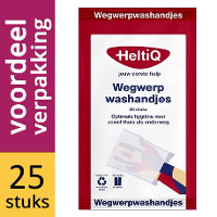 Heltiq Wegwerpwashandjes Voordeelverpakking 25x20st