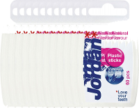 Jordan Tandenstokers Plastic Voordeelverpakking 12x60 St