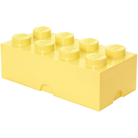 Opbergbox Lego Design Brick 8 Pastel Geel Spring