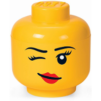 Opbergbox Lego: Head Girl Winking Large