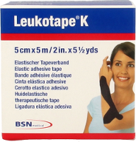 Leukoplast Leukotape K 5cmx5m Zwart