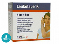 Leukoplast Leukotape K 5mx5.0cm Huidkl Voordeelverpakking