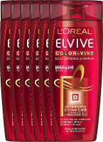 Loreal Paris Elvive Color Vive Shampoo Voordeelverpakking 6x250ml
