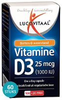 Lucovitaal Vitamine D3 25mcg Voordeelverpakking