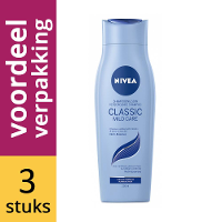 Nivea Shampoo Classic Care Voordeelverpakking 3x250ml
