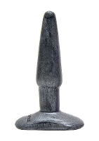 The Lil End Buttplug   Charcoal
