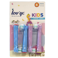 Lov Yc Kids Opzetborstels Soft Princess 4stuks