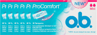 Ob Tampons Procomfort Light Days Mini Voordeelverpakking 6x16st