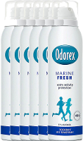 Odorex Marine Fresh Deodorant Spray Voordeelverpakking 6x150ml
