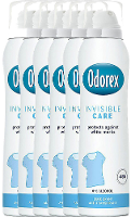 Odorex Invisible Care Deodorant Spray Voordeelverpakking 6x150ml
