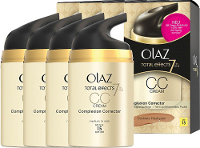 Olaz Total Effects Cc Cream Medium / Dark Voordeelverpakking 4x50ml
