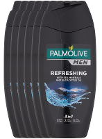 Palmolive Men Douche Refreshing 3in1 Voordeelverpakking 6x250ml
