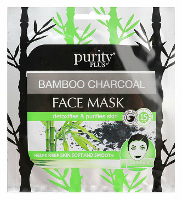 Purity Plus Face Mask Bamboo Charcoal  En  Sea Salt Stuk
