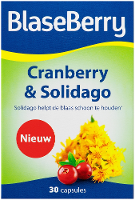 Roter Blaseberry Cranberry Solidago