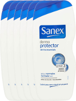 Sanex Douchegel Dermo Protector Voordeelverpakking 6x250ml