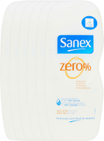 Sanex Douchegel Zero Droge Huid Voordeelverpakking 6x250ml