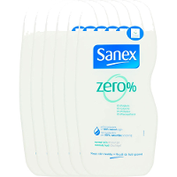 Sanex Douchegel Zero Normale Huid Voordeelverpakking 6x500ml