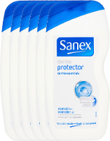 Sanex Douchegel Dermo Protector Voordeelverpakking 6x500ml
