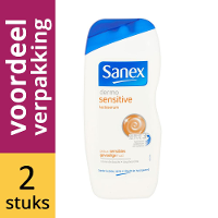 Sanex Douchegel Dermo Sensitive Voordeelverpakking 2x250ml