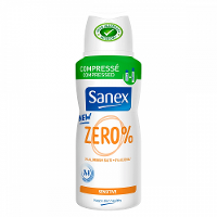 Sanex Deodorant Deospray Compressed Zero Gevoelige Huid 100ml