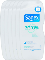 Sanex Douchegel Zero Normale Huid Voordeelverpakking 6x250ml