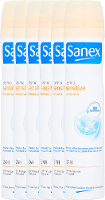 Sanex Deodorant Deospray Dermo Sensitive Voordeelverpakking 6x200ml