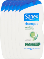 Sanex Shampoo Normaal Voordeelverpakking 6x250ml